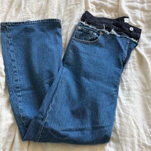 Abercrombie & Fitch Blue Straight Leg Jeans